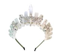 CAZSTYK Crystal Crown Headband Handmade Tiaras Headband for Woman Wedding and Parties Bridal Hair Accessories