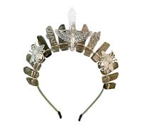 CAZSTYK Crystal Crown Headband Handmade Tiaras Headband for Woman Wedding and Parties Bridal Hair Accessories
