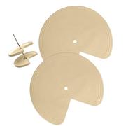 CAZSTYK Curved Shelf Liner for 30 Inch Corner Unit Strong Machine Washable Anti Slip Silicone Rotating Tray Mat for Kitchen Cabinet Featuring Textured Pattern Heat