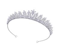 CAZSTYK Dazzling Silver Rhinestones Bridal Adjustable Hair Accessory for Formal Activities, Pageants, and Present Occasions Bridal Headwear
