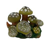 CAZSTYK Delicate Mushroom Terrarium Mushroom Clump Naural Appearance Aquarium Decor for FishTank Habitat Decor Simulation M Pet Supplies