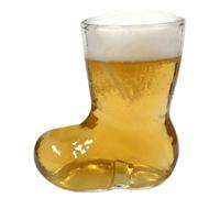 CAZSTYK Drink Glass Soccer Inspired Boot Mug with Transparent Body | Ball Accent Charm, Contoured Hold for Celebration Sips and Display