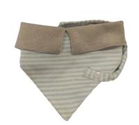 CAZSTYK Dual-use Baby Bibs Newborn Saliva Towel Triangle Feeding Bib Cotton Burp Cloths Breathable with Pacifier Rope