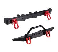 CAZSTYK Easy Carry Metal Bumper Car Accessories Set Pair Durability Quick Tool Easy Assembly for 1/12 MN128 Crash Proof