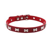 CAZSTYK Edgy Bone Pendant Leather Chokers Necklace Adjustable Chain Alternative Fashion Rocker Metal PU Chokers Accessory Studded Leather