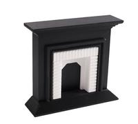 CAZSTYK Educational Doll House Fireplaces Miniatures Zakka Toy Pretend Play Realistic Model Fireplaces Small Size Room Decoration Collector Accessories