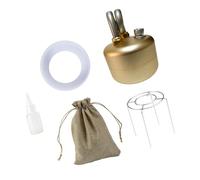 CAZSTYK Efficiency Metal Liquor Stove Burning Device Metal Texture Suitable for Boiling Water and Cooking in the Wilderness Detachable Outdoor Meal Stove
