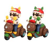 CAZSTYK Electric Tricycle Toy Stunt for Kindergarten Interactive Music & Light Car Toddler Crawl Learning Gift Electric Toy Baby and Toddler Christmas for Kids