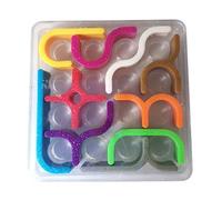 CAZSTYK Engaging Puzzle Game Toy Space and Logical Thinking Brainstorm Creative Challenge Toy Improve Cognitive Ability Problem Solving Skill