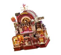 CAZSTYK Engineered Dessert Workshop with Mechanical Motion Sound Effects and Gift Ready Packaging Nordic Seaside Town Craft