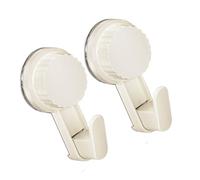 CAZSTYK Extra Large Suction Cup Hooks for Heavy Items, White B | Designed for Wet Towels and Robes, Strong Holders with Powerful Grip, Works on Wall, Peeling and Stick