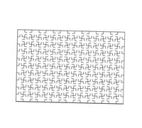 CAZSTYK Family Display Vacant Puzzle, 10X15CM 150PCS | Sublimation Hardboard Transfer Format, Piece-Together Assembly, Group Project