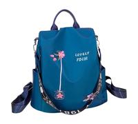 CAZSTYK Fashion Embroidered Daypack With Organizational Compartments School Bag Backpack For Work School Or Travel Fashion Schoolbag