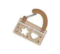 CAZSTYK Fashionable Acrylic Bag Clip Charm Multi Functional Decorative Hook Creative Hollow Bag Keyring for Keys Accessories Purse Decoration