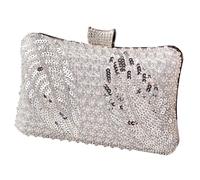 CAZSTYK Fashionable Beaded Evening Bag with Detachable Shoulder Chain Party Handbag Elegant Dinner Bag Ideal for Prom Gala Evening