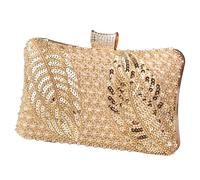 CAZSTYK Fashionable Beaded Evening Bag with Detachable Shoulder Chain Party Handbag Elegant Dinner Bag Ideal for Prom Gala Evening