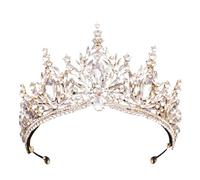 CAZSTYK Fashionable Silver Bridal Tiaras with Rhinestones Adjustable Crowns Portable for Prom and Stage Wedding Tiaras