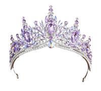 CAZSTYK Fashionable Silver Bridal Tiaras with Rhinestones Adjustable Crowns Portable for Prom and Stage Wedding Tiaras