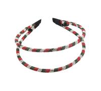 CAZSTYK Festive Christmas Headband Aesthetic Charm Hairhoop Festival Headdress Knotted Hairband French Style Headwear