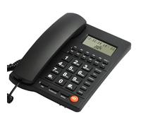 CAZSTYK Fix Landline Phone Impacts Resistant Telephone with Broad Compatibility and Anti Slip for Daily Communication Corded Desk Phone