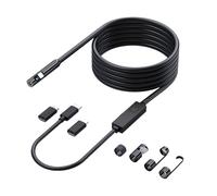 CAZSTYK Flexible 16FT IP68 Snake Camera for HVAC Motorcycle Maintenance Automotive Endoscope