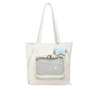 CAZSTYK Flexible Semitransparent Representative Bag with Organized Storage Space for City Existence PU Underarm Handbag