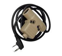 CAZSTYK Flexible Use Button with Adjustable 78cm Cable & Interfaces U94 for Two Way Radios in Situations Light