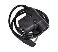 CAZSTYK Flexible Use Button with Adjustable 78cm Cable & Interfaces U94 for Two Way Radios in Situations Light