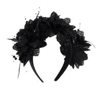 CAZSTYK Flower Headbands Women Bride Beaded Crown For Wedding Party Supply Floral Garlands Crown Hair Wreath Floral Headbands