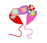 CAZSTYK Flower Pattern Crochet Turban Hot Girl Elastic Hair Scarf Knitted Headband for Women Fashion Photo Hair Accessory