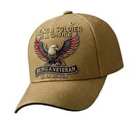 CAZSTYK Foldable Commemorative Hat Honoring Soldiers Lightweight Cotton Blocking Breathable for Travel Casual Hat
