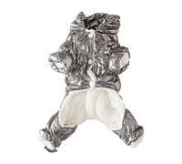 CAZSTYK Four Leg Dog Coat with Full Body Coverage Windproof Polyester Fabric Ideal for Winter Walks and Pet Event Winter Proof Dog Outfit