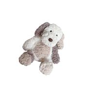 CAZSTYK Furry Plush Dog Stuffed Animals Toy Throw Pillow Soft Soothing Doll for Couch and Children Room Decoration Cuddle Doll Cream Dog Plush Toy