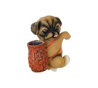 CAZSTYK Handcrafts Climbing Dog Figurine Planter and Fishtanks Hanging Decoration Landscape Accessory for Home Fish Bowl Decors Fishtanks Accessories