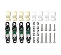 CAZSTYK Hard Metal Shock Absorbers Multi Stage Adjustable Damping Shock Absorbers Simple Installs Designed for 1/30 SCX30 Off Road Vehicle Suspension