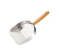 CAZSTYK Hardened Steel Pet Litter Shovel Scoops For Comfortable Grip And Rapid Sand Separation Technology Stainless Steel Pet Litter Scoops