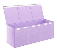 CAZSTYK Huge Multiuse Storage Basket with Cover and Strengthened Edges Holder Box for Home Toy Organizers 145L Capacity Bedroom Organization