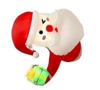 CAZSTYK Inflatable Santa Decoration Lighted Outdoor Window Display Ornament For Christmas Home Party Decors Santa Inflatable For Garden