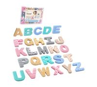 CAZSTYK Interactive Colorful Blocks Safe for Language Development Home Use Fridge Letters