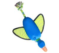 CAZSTYK Interactive Dog Training Toy Oxford Cloth Squeaky Flying Ball, B