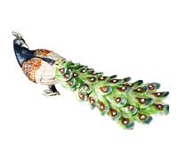 CAZSTYK Jewelry Box Decorated with Peacocks Design and Glittering Rhinestones for Collectors Collectible Jewelry