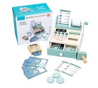 CAZSTYK Kids' Supermarket Role Playing Toy Cash Register for Learning and Fun Pretend Play Realistic Cashier Machine for Children