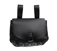 CAZSTYK Leather Medieval Waist Pack, Vintage Belt Waist Bag Leather Belt Medieval Nordic Embossed Bag