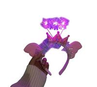 CAZSTYK LED Light Up Angel Headband for Women and Teens Perfect for Parties and Halloween Headpiece Hair bands Accessory