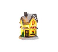 CAZSTYK LED Lighted Festival House Ornament For Children Indoor Outdoor Decoration Resin Materials Cottage Accessory Year Round Glowing Decorative House Piece
