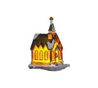 CAZSTYK LED Lighted Festival House Ornament For Children Indoor Outdoor Decoration Resin Materials Cottage Accessory Year Round Glowing Decorative House Piece