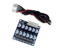 CAZSTYK Lifepo4 4S / 6S / 8S 3A Active Equalization Balancing Board Battery Large Capacity Energy Capacitor Equalization Module Industrial Low Power Consumption Active Balancing Module