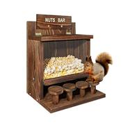 CAZSTYK Look Wildlife Food Container for Outdoor Use Wall or Tree Mounted Nature Observation Feeder Friendly Feeder