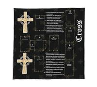 CAZSTYK Luxurious Velvets Tarots Cloth Soft Velvets Divination Mats Mystical for Spiritual Meditations and Home Decoration Occult Themed Tablecloth
