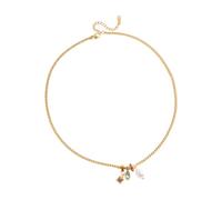 CAZSTYK Minimalist Designs Zircon Circles Necklace Featuring Sparkling Stones and Adjustable Chain for Versatile Styling Options Jewelry